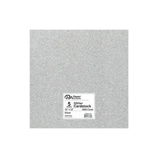 Paper Accents Glitter Cardstock 8.5x 11 85lb Magenta 15pc