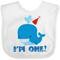 thumbnail image 3 of Inktastic Whale 1st Birthday Boys or Girls Baby Bib, 3 of 4