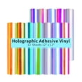 thumbnail image 1 of Vinilo holográfico HTVRONT 12 hojas de 30 x 30 cm para cortar a máquina, 1 of 7