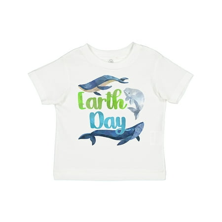 

Inktastic Earth Day with Cute Blue Whales Gift Toddler Boy or Toddler Girl T-Shirt