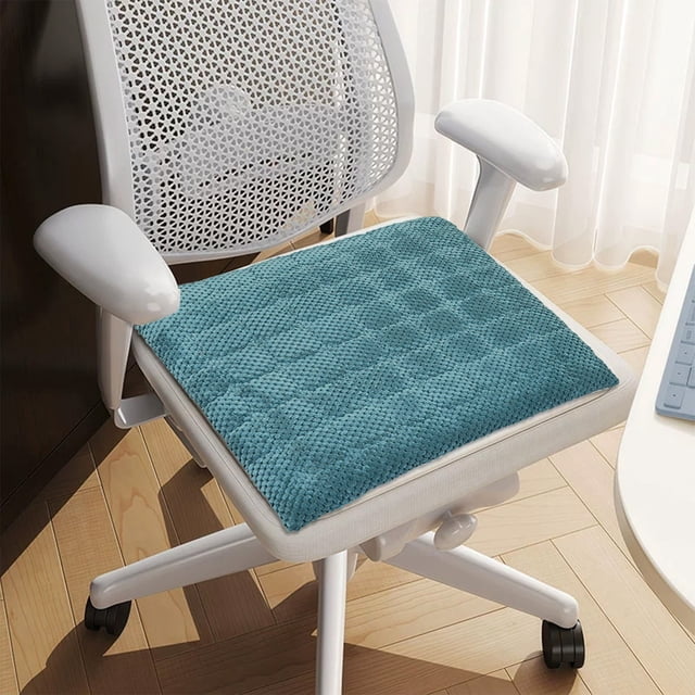 CaiYueKe Corduroy Dining Chair Cushion Non Slip Seat Pad Detachable Washable Comfortable Square Cushion for Kitchen Office Restaurant Home Furniture Chair Stool Sofa Cushions Thick Soft Support