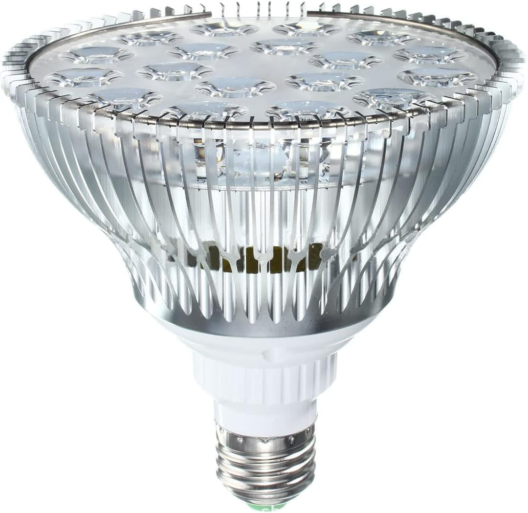 Elitzia Infrared Lamp Bulb 660nm Red and 850nm Near Infrared Bulb Accessory 24W White Colour AL Base E26 E27 Type Infrared Light Device ETPAR38 (White)