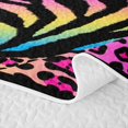 thumbnail image 5 of Erosebridal Cheetah Print Bed Spread Queen for Girls, Pink Purple Queen Coverlet Set, 3 Pieces, 5 of 7