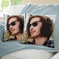 thumbnail image 3 of Hozier Fundas de almohada de terciopelo con tema, regalos de funda de almohada, decoración para el hogar, cojín de lanzar, regalo de cumpleaños para fans y parejas. 50cm x 50cm., 3 of 6