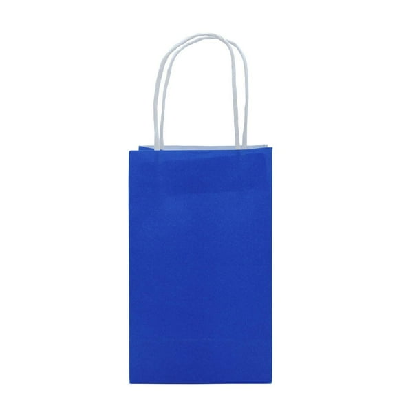 10pk blue paper bag, Blue paper bag