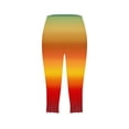 thumbnail image 4 of breaise Womens Plus Size Capri Leggings Summer Athletic Capris Fashion Tie Dye Printed Activewear Slim Fit High Waisted Tights, 4 of 5