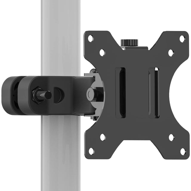 Placa de Montaje Universal WALI Negro con Compatibilidad para Postes de 1.1 a 2.4 Pulgadas y Agujero