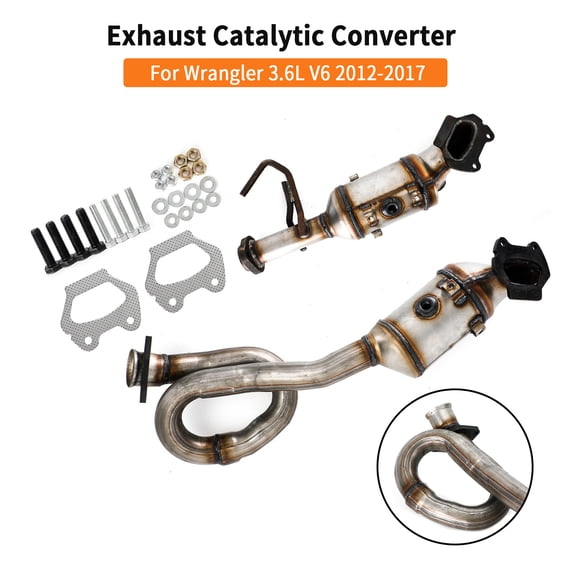 Left & Right Catalytic Converter Set For Jeep Wrangler 3.6L V6 2012-2017