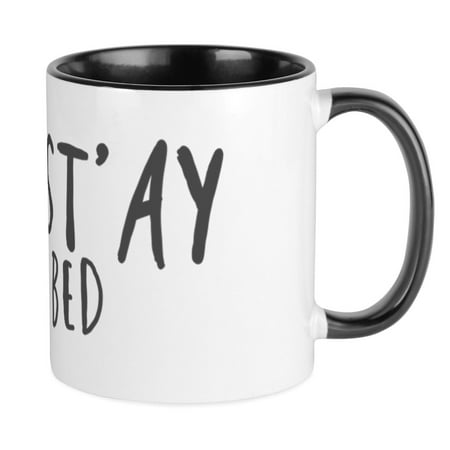 

CafePress - Namast ay In Bed Mugs - Ceramic Coffee Tea Novelty Mug Cup 11 oz
