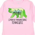 thumbnail image 4 of Inktastic Smoky Mountains, Tennessee Mountains and Bear Shape Boys or Girls Long Sleeve Toddler T-Shirt, 4 of 5