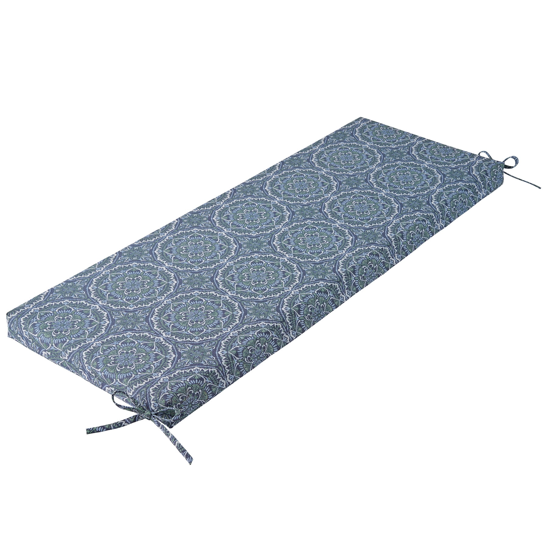 Better Homes & Gardens 48" x 18" Premium Outdoor Bench Seat Cushion, 1-Piece, Medallion