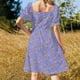 thumbnail image 5 of Vestido de manga corta con árbol morado mágico 1 Vestidos de verano para mujer Vestido para niñas vestidos elegantes tallas grandes Vestido, 5 of 7