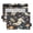 Astronauts in Space, variant on Cute Bear and Star 2 Pack Pencil Pouch for 3 Ring Binder Smooth Zipper Folders with Pockets Clear Window Pencil Case