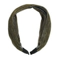 thumbnail image 3 of Unique Bargains 1 Pc Headband Shiny Silk Lace Hair Accessories for Women Gold Tone, 3 of 5