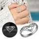thumbnail image 2 of Hollow Out Star Corazón Anillos para Mujeres Hombres Splice Open Ajustable Parejas Anillos Joyería Regalos Accesorio Promesa Dedo Anillos de compromiso de boda, 2 of 4