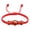 A, variant on Adjustable Red String Braided Bracelet Hand Woven Lunar Year Wrist Accessory for Cultural Meaning and Daily Wear
