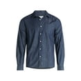 thumbnail image 5 of Free Assembly Men's Denim Shirt, Sizes XS-3XL, 5 of 5