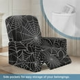 thumbnail image 3 of Ledback Spider Web Printed Lazy Boy Chair Cover Non Slip Recliner Chair Cover Elastic Recliner Covers Washable Sofa Slipcovers for Halloween Decor, 3 of 8