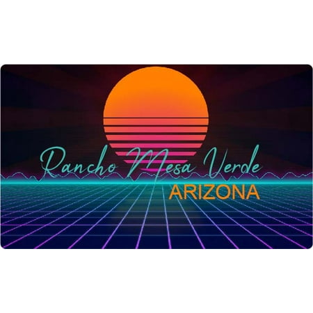 

Rancho Mesa Verde Arizona 4 X 2.25-Inch Fridge Magnet Retro Neon Design