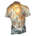 thumbnail image 2 of joogoo Wolf at Sunset Pattern Men's Cycling Jerseys Mountain Bike Short Sleeve Tops 2XL, 2 of 7