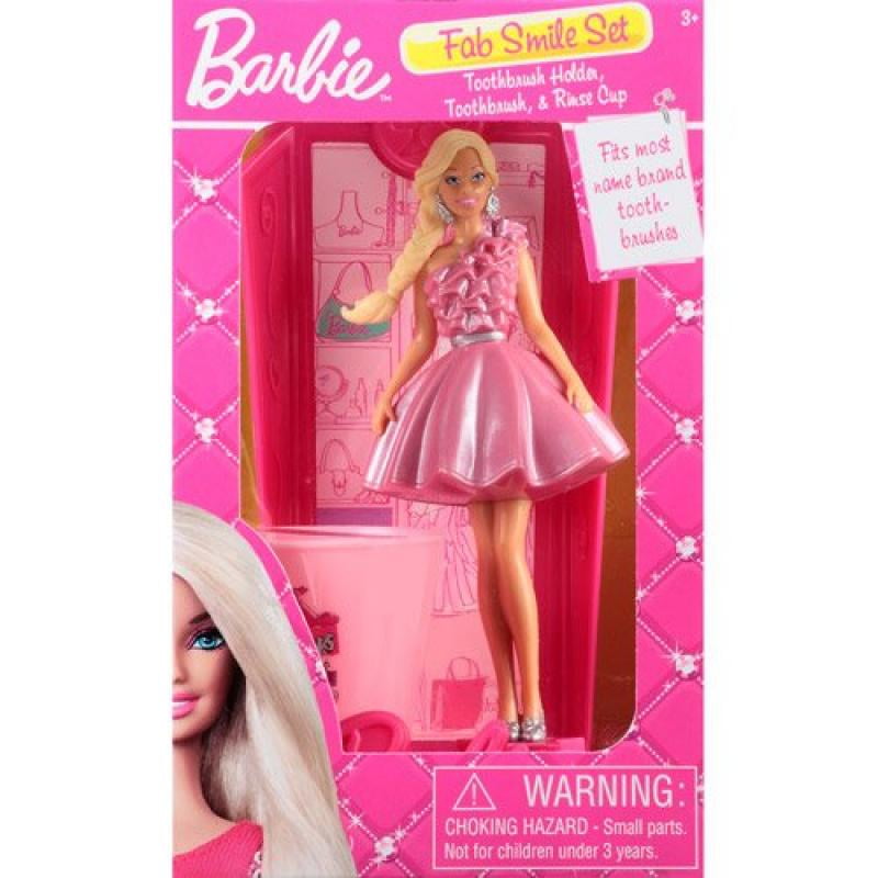 barbie toothbrush set