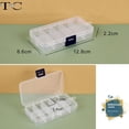 thumbnail image 6 of Jewelry Store Beaded Loose Bead Storage Box Transparent Plastic Lattice Box Accessory Box Classification Lattice Small Parts Box L, 6 of 6