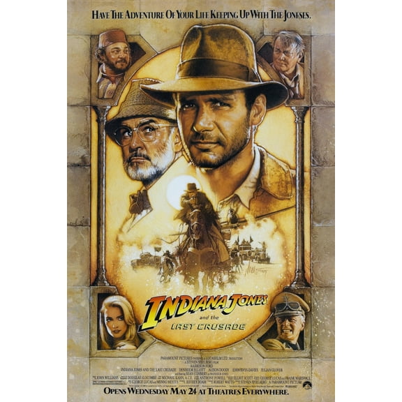 Indiana Jones And The Last Crusade Fine Art Print (18 x 24)