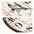 thumbnail image 4 of 14 Inch Retro Vintage French Country Style Round Wooden Wall Clock Silent Battery Operated Non-Ticking Decorative Clock for Kitchen Farmhouse Bedroom Home Wall, 4 of 7