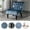 Light Blue, variant on Accent Chairs COOLMORE Modern Velvet Armless Accent Living Room Chair / Leisure Chair,Upholstered Fabric Button Comfortable Chair with Wooden Legs for Bedroom, Living Room, Office (Light Blue Velvet)
