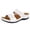 A-White203, variant on Women's Sandals Lightweight Dual Strap Wedge Slide Sandals Platform Non Breathable Casual Beach Walking Sandals