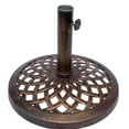 thumbnail image 2 of Cast Iron Umbrella Base, 17.7" Diameter by Trademark Innovations, Black, 2 of 3