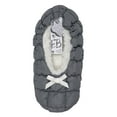 thumbnail image 2 of Fuzzy Babba Women’s Puffer Slipper Socks, Gray, 1-Pack, 2 of 6