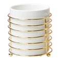 thumbnail image 1 of GROWTH TANK Porte-Brosse de Maquillage Bijoux Rond Décoration de Bureau de Stockage pour Rouge à Lèvres Or L, 1 of 8