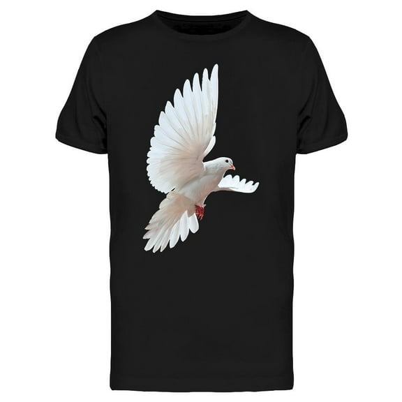Fly White Dove T-Shirt Men -Image by Shutterstock, Male Medium