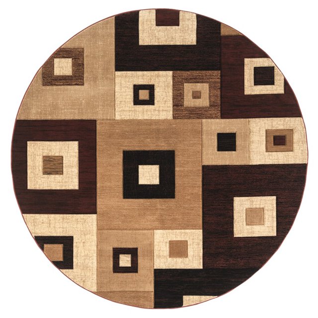 United Weavers Tapis Rond Bristol Cicero Bordeaux