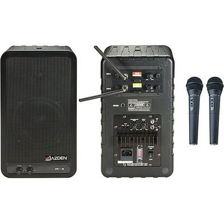 Azden Dual-Channel VHF Wireless Speaker System - Hand-Held