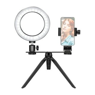 Neewer 20-inch LED Ring Light Kit: (1)44W Dimmable Bi-color Circle Light  (1)2M Pro Light Stand(1)Ball Head(1)Phone Holder(2)Li-ion Battery(1)USB  Charger for Portrait Photography Video Make-up Selfie 