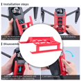 thumbnail image 5 of RC Foldable Landing Gear Heightened Supporter Extension - red, 5 of 8