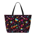 thumbnail image 2 of Xecao Lgbt Rainbow For Pride for versatile beach bag for women includes zipper pockets and waterproof material, ideal for vacations and adventures., 2 of 7