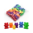 thumbnail image 4 of Juguetes educativos con forma de oso para contar pesos de arcoíris, material didáctico para educación temprana Montessori para niños, clasificación de colores para jardín infantil, 4 of 4