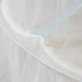thumbnail image 6 of AESTTY 1pc Glow Butterfly Round Ceiling Mosquito Net with String Lights - Canopy Bed Curtain for Bedroom, Office, Living Room White, 6 of 7
