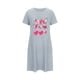 thumbnail image 5 of Camisón corto de talla grande para mujer, camisón de manga corta con estampado de pecho a la moda, camisón para mujer, 5 of 5