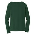 thumbnail image 6 of Yellow Rooster Women's Long Sleeve Fan Favorite V-Neck Tee Forest Green L, 6 of 7