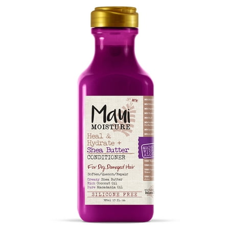 Maui Moisture Heal & Hydrate + Shea Butter Conditioner , 13 Fl (Best Conditioner For Platinum Hair)