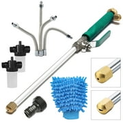 High Pressure Washer Spray Nozzle Home Water Hose Wand Attachment