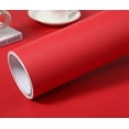 thumbnail image 3 of Solid Color Frosted Waterproof Wallpaper Shelf Drawer Liner Self-Adhesive Cabinet Sticker,15.7"x 23.6"(Red), 3 of 9