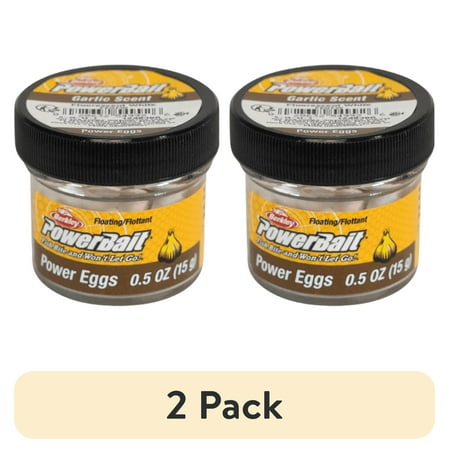 (2 pack) Berkley Powerbait Power Eggs Floating Magnum Fishing Soft Bait