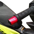thumbnail image 2 of Puños universales para manillar de motocicleta de 22 mm, extremos de manillar, tapones de pesas, color titanio, 2 of 5