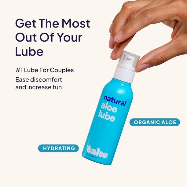 Hello Cake Premium Aloe-Based Lube, Unflavored Personal Lubricant for Men  and Women, 3.3 fl oz - Walmart Business Supplies