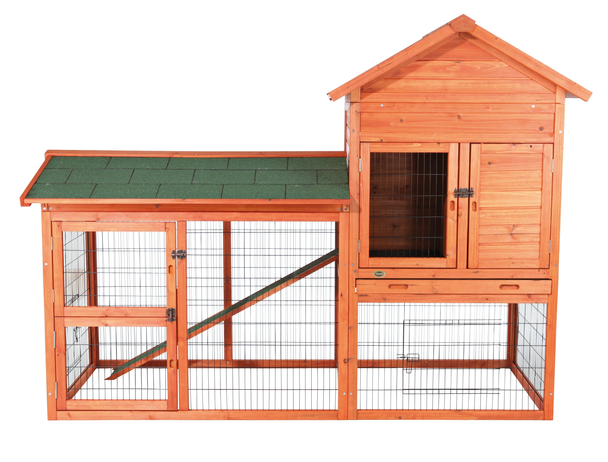 Trixie Pet Rabbit Hutch With Outdoor Run Large Trixie Pet Rabbit Hutch With Outdoor Run Large